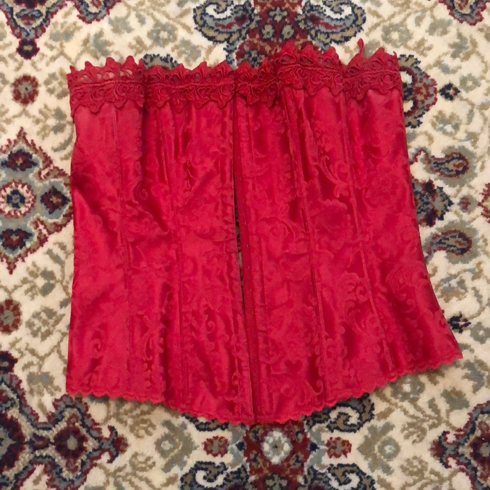 Red corset